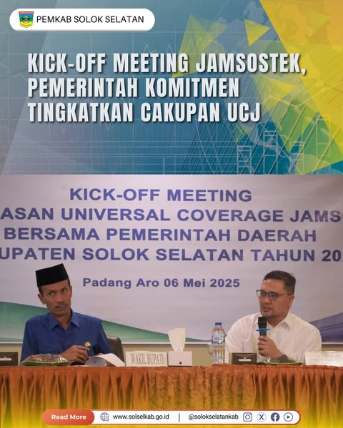 Kick-off Meeting Jamsostek, Pemerintah Komitmen Tingkatkan Cakupan UCJ